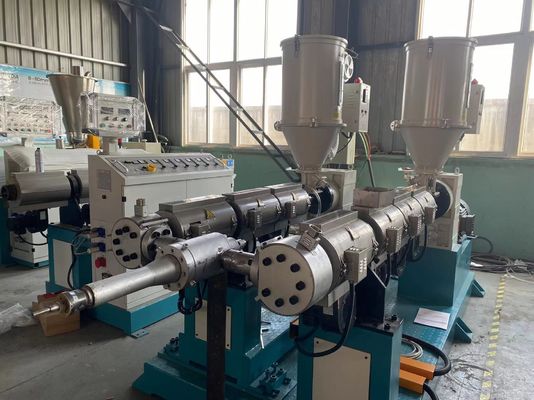 50-160mm PE PP এবং PVC ডাবল ওয়াল ঢেউতোলা পাইপ এক্সট্রুশন লাইন মেকিং মেশিন