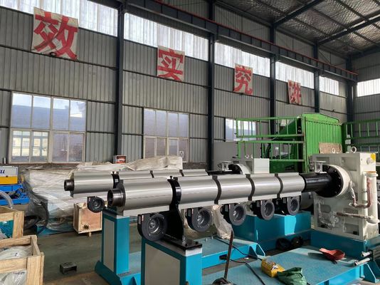 50mm-250mm HDPE ডাবল ওয়াল ঢেউতোলা পাইপ মেশিন / এক্সট্রুশন লাইন
