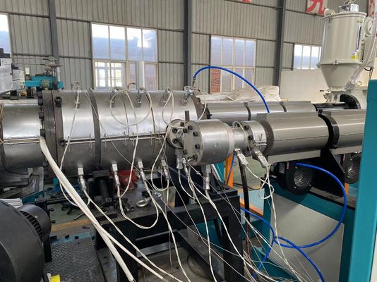 200mm - 400mm PE PP HDPE ডাবল ওয়াল ঢেউতোলা পাইপ এক্সট্রুশন লাইন