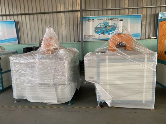 50-160mm PE PP এবং PVC ডাবল ওয়াল ঢেউতোলা পাইপ এক্সট্রুশন লাইন মেকিং মেশিন