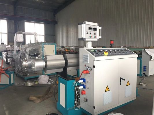 একক স্ক্রু প্লাস্টিক ঢেউতোলা পাইপ মেশিন 60-80kg/H