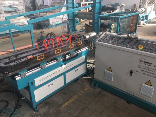 PE PPR PVC ঢেউতোলা পাইপ এক্সট্রুশন লাইন জল সরবরাহ গ্যাস নালী জন্য