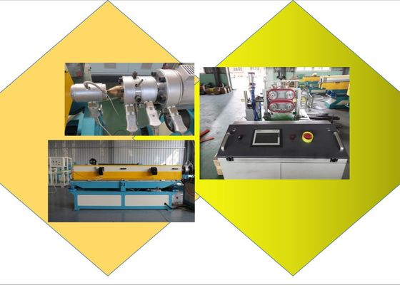 LDPE পিভিসি 130 মিমি প্লাস্টিক rugেউখেলান পাইপ মেশিন