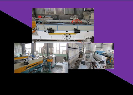 PE 150kgh rugেউখেলান প্লাস্টিকের পাইপ যন্ত্রপাতি