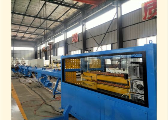 PLC HV940 তিন স্তরের এইচডিপিই পাইপ এক্সট্রুশন লাইন পিপিআর পিপি পাইপ এক্সট্রুশন মেশিন