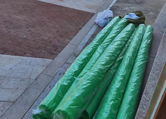 নমনীয় প্লাস্টিক ফ্রেশ এয়ার ডাবল ওয়াল rugেউখেলান পাইপ এক্সট্রুশন লাইন