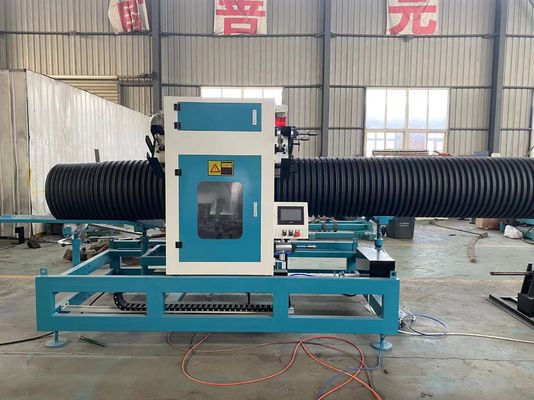 200mm - 400mm PE PP HDPE ডাবল ওয়াল ঢেউতোলা পাইপ এক্সট্রুশন লাইন