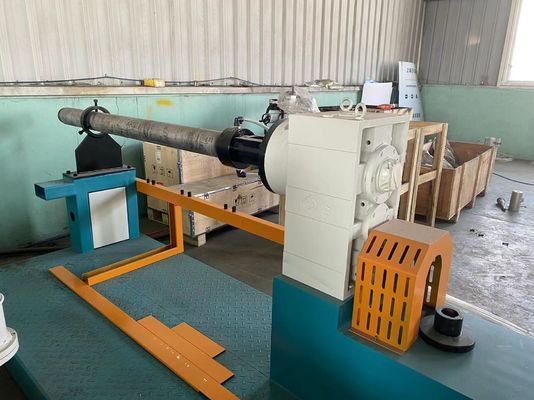 প্লাস্টিক 20-63mm PVC PP PE একক ওয়াল ঢেউতোলা পাইপ এক্সট্রুশন লাইন 60-100kg/H