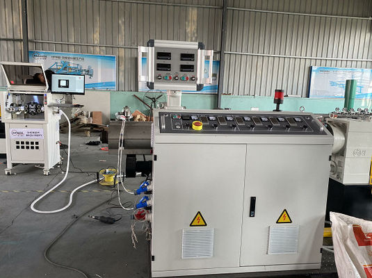 উচ্চ দক্ষতা HDPE/PE প্লাস্টিক পাইপ উত্পাদন লাইন টিউব এক্সট্রুশন মেশিন
